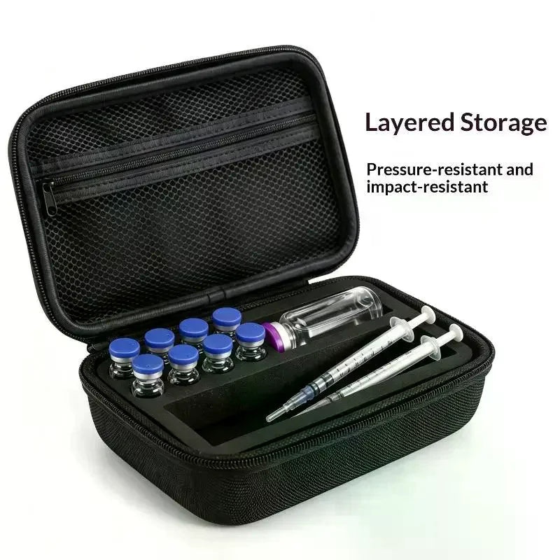 EVA Waterproof Vial & Syringe Storage Case | 6 Colors Portable Storage Case Qme
