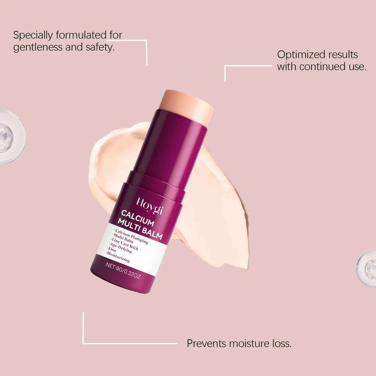 Calcium Multi Balm Firming Hydrating Face Balm Stick | Qme Firming Face Balm Qme