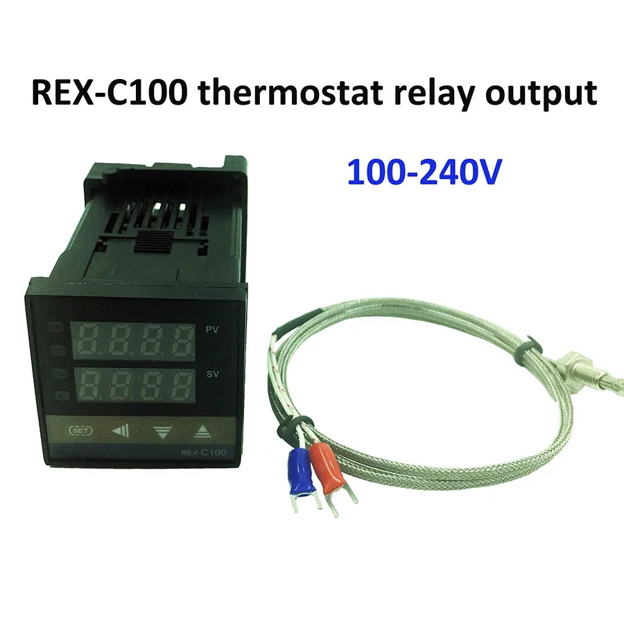 REX-C100 Digital Temperature Controller – Relay & K-Type Input Temperature Controller Qme