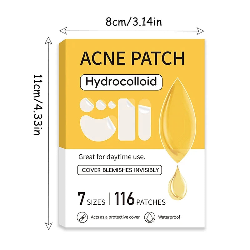 Invisible Blemish Spot Patches – 116 pcs Concealing & Repair Blemish Spot Patches Qme Default Title