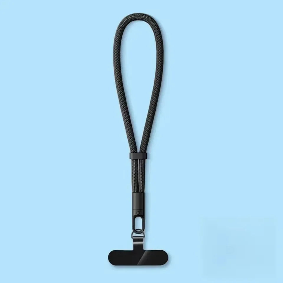 Universal Phone Lanyard Clip – Anti-Drop 360° Wrist Strap Phone Lanyard Clip Qme Black Set