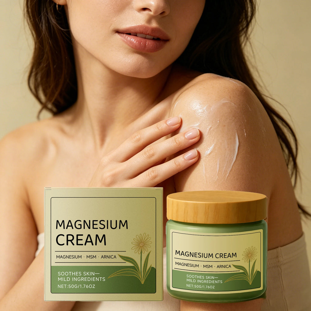 Magnesium Body Cream 50g – Moisturizing Massage Lotion Body Moisturizing Cream Qst
