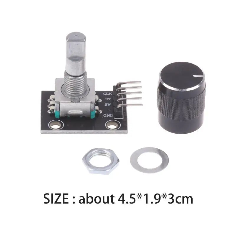 KY-040 Rotary Encoder Module 360° Push Button 20 Pulse 5V Rotary Encoder Module Qme 1Set