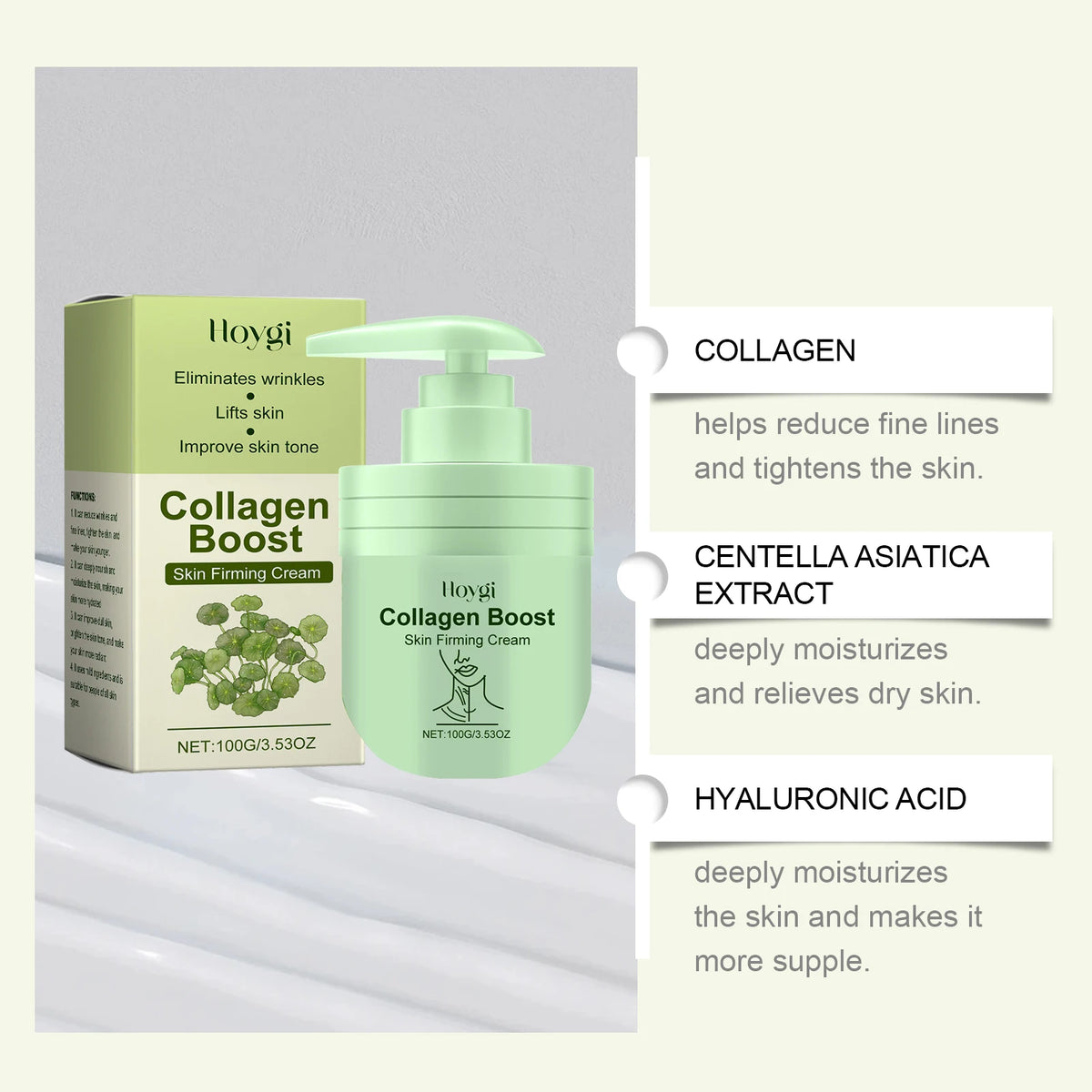 Hoygi Collagen Firming Body Cream – Moisturizing & Lifting Collagen Body Cream Qst