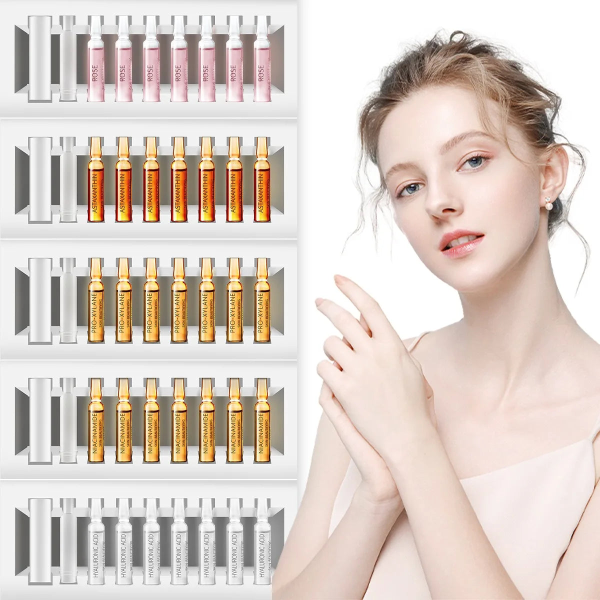 Astaxanthin Niacinamide Hyaluronic Acid Facial Serum Facial Serum Qst