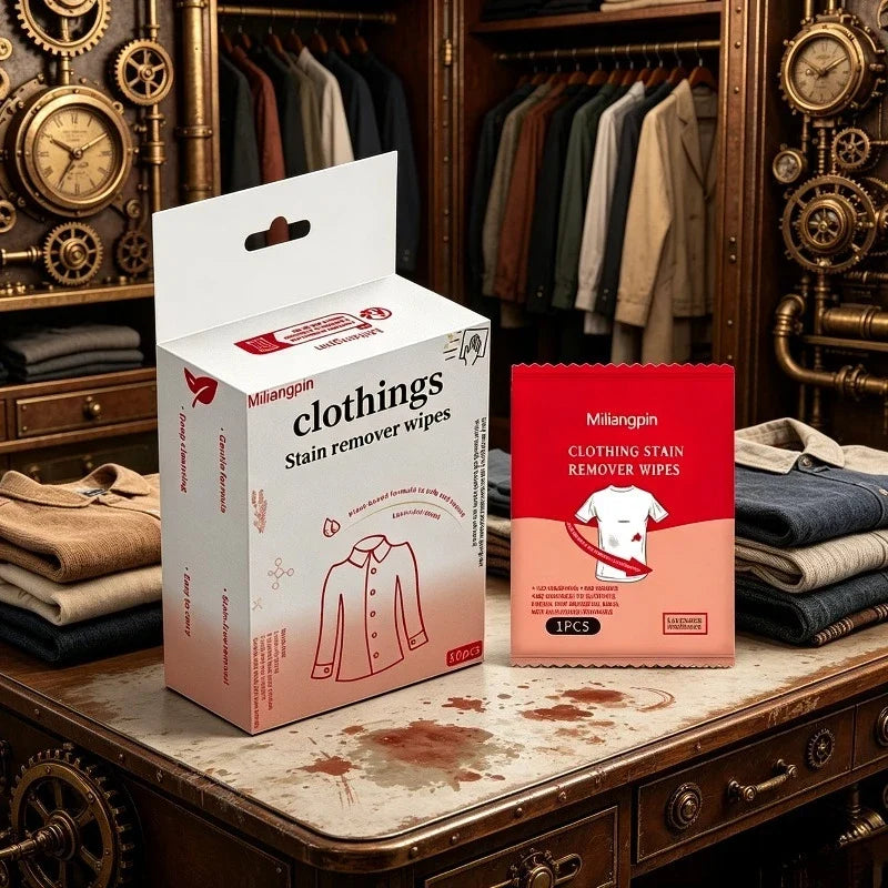 Disposable Dry Clean Wipes for Jackets & Shoes | Non-Woven Garment Cleaning Wipes Qme