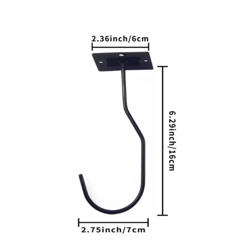 Under-Cabinet Banana Hook | Stainless Steel Screw-Mount Hanger Kitchen Cabinet Hook Qme