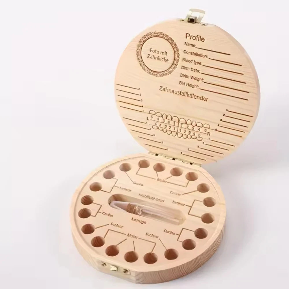 Children's Milk Tooth Keepsake Box – Baby Tooth Memento Storage Baby Tooth Keepsake Box Qme