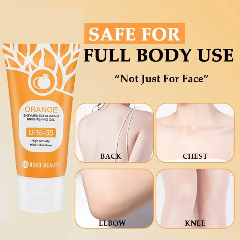Orange Exfoliating Gel – Deep Cleansing & Pore Refining Exfoliating Gel Qme