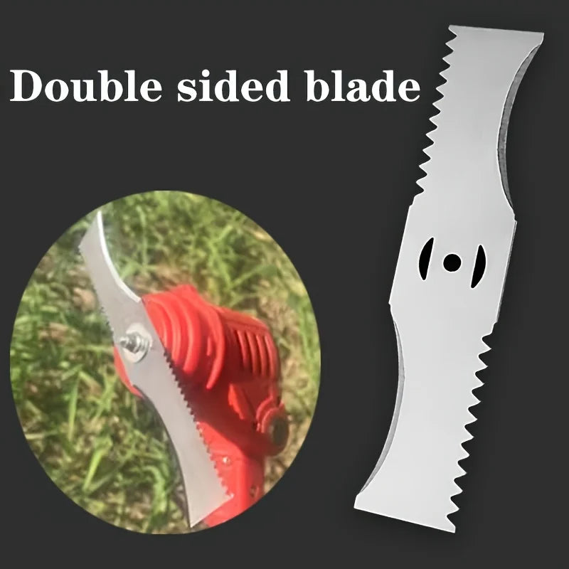 3-Pack Arc Toothed Blades for Lithium Battery Lawn Trimmers Lawn Trimmer Blades Qme