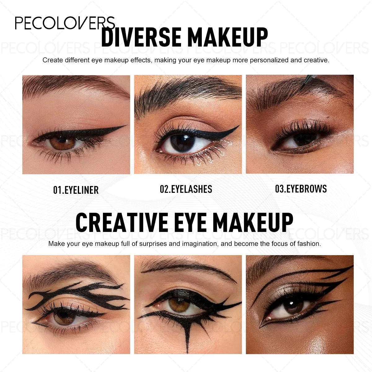 Ultra-Fine Tip Liquid Eyeliner Pen – Waterproof, Black & Brown Liquid Eyeliner Pen Qme