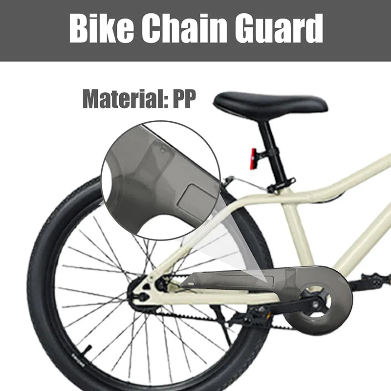 Kids Bike Chain Guard Cover 32-36 Teeth Universal Fit Bike Chain Guard Qme