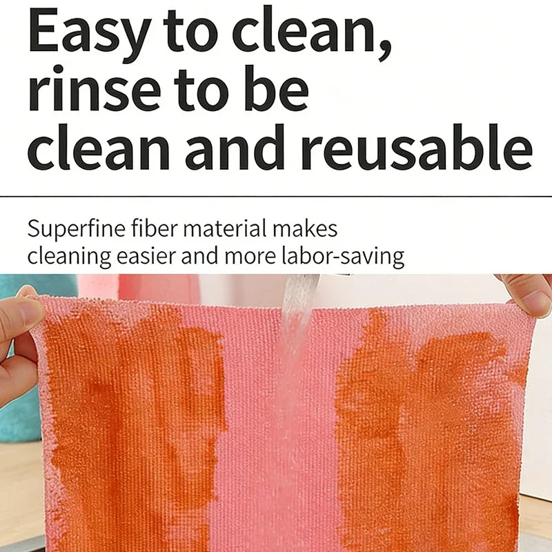 Reusable Microfiber Dishcloths 25x25cm – 6 Colors | Qme Microfiber Dishcloth Qme