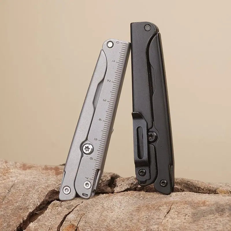 Folding Stainless Steel Multitool Scissors – Fishing & Camping Folding Outdoor Scissors Qme