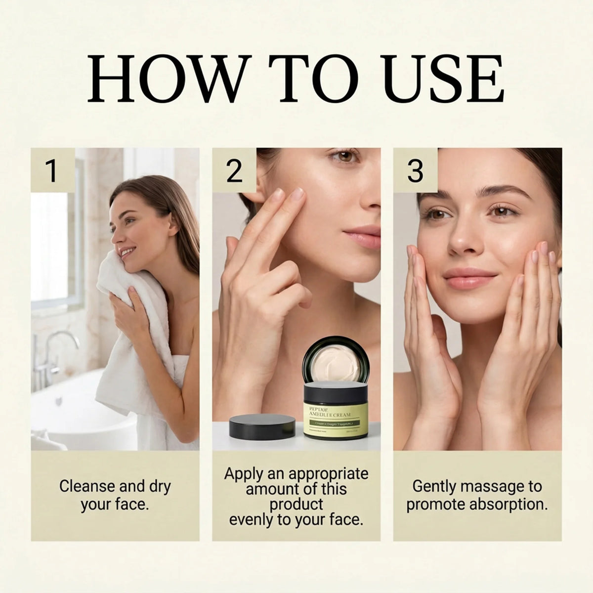 Copper Peptide Face Cream 50g – Daily Moisturizer Face Moisturizer Cream Qst