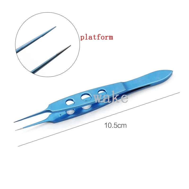 Precision Double Eyelid Forceps – Stainless Steel Tweezers Cosmetic Tweezers Qme h