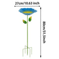 Bee & Bird Watering Station Metal Flower Garden Stake Garden Wildlife Stake Qme Blue China Mainland