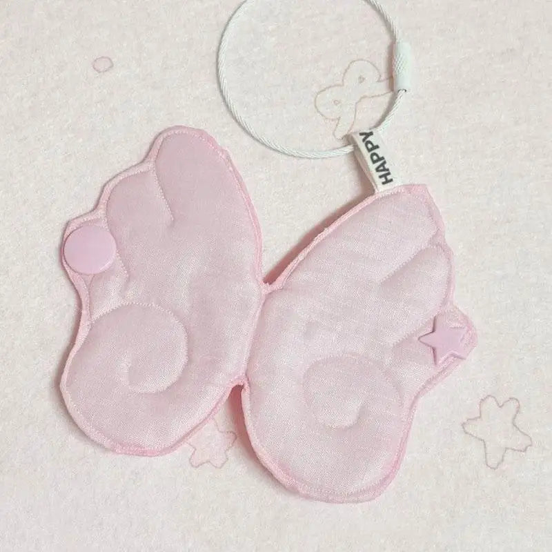 Handmade Fabric Angel Wings Earphone & Cable Organizer Accessory Organizer Pouch Qme