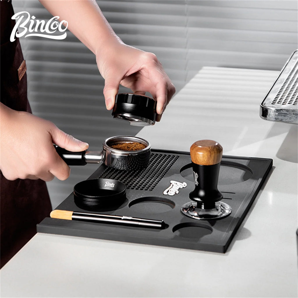 Bincoo Coffee Bar Mat Heavy Duty PVC with Drainage Area Coffee Bar Mat Qst