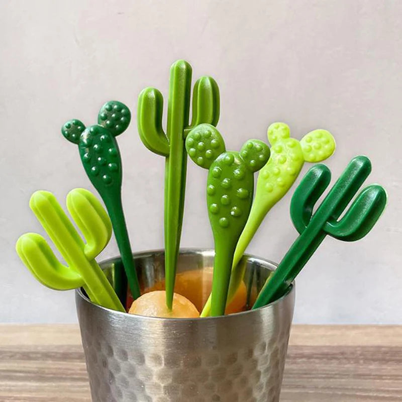 Cartoon Fruit Fork Set – Cute Mini Bento Picks for Kids Bento Food Picks Qst