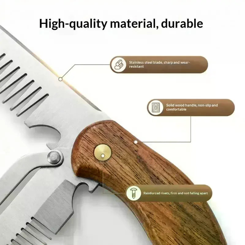 3-in-1 Serrated Vegetable Peeler, Knife & Bottle Opener Vegetable Peeler Tool Qme