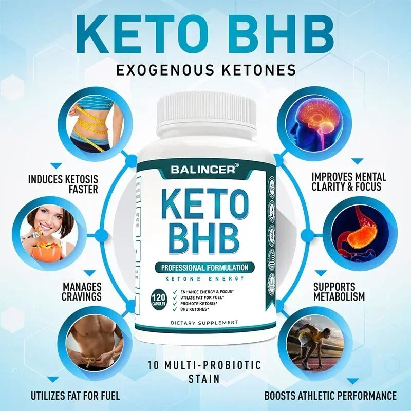 BHB Ketogenic Capsules – Fat Burning & Metabolism Boost Ketogenic Supplement Qst