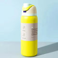Stainless Steel Vacuum Flask Thermos Tumbler – 8 Colors Vacuum Thermos Tumbler Qme Yellow 24oz