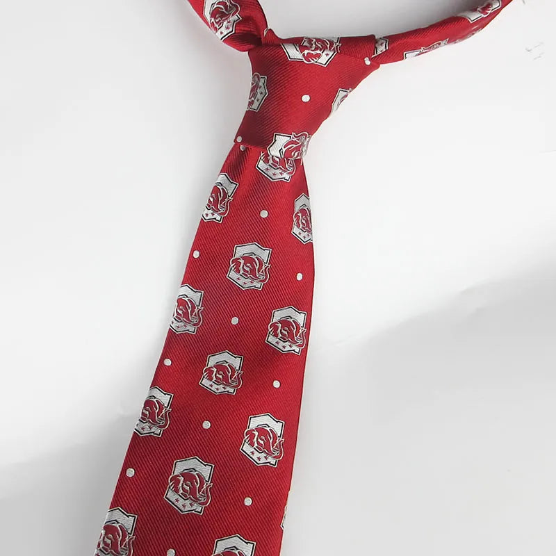 Tailor Smith Handmade Pure Silk Animal Jacquard Necktie Silk Necktie Qme