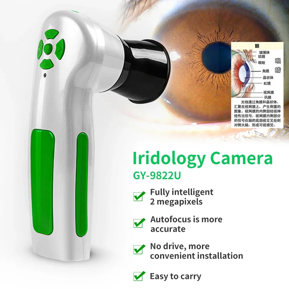 Suyzeko 12MP Digital Iriscope Iris Analyzer Camera & Software Iris Analyzer Camera Qst Russian