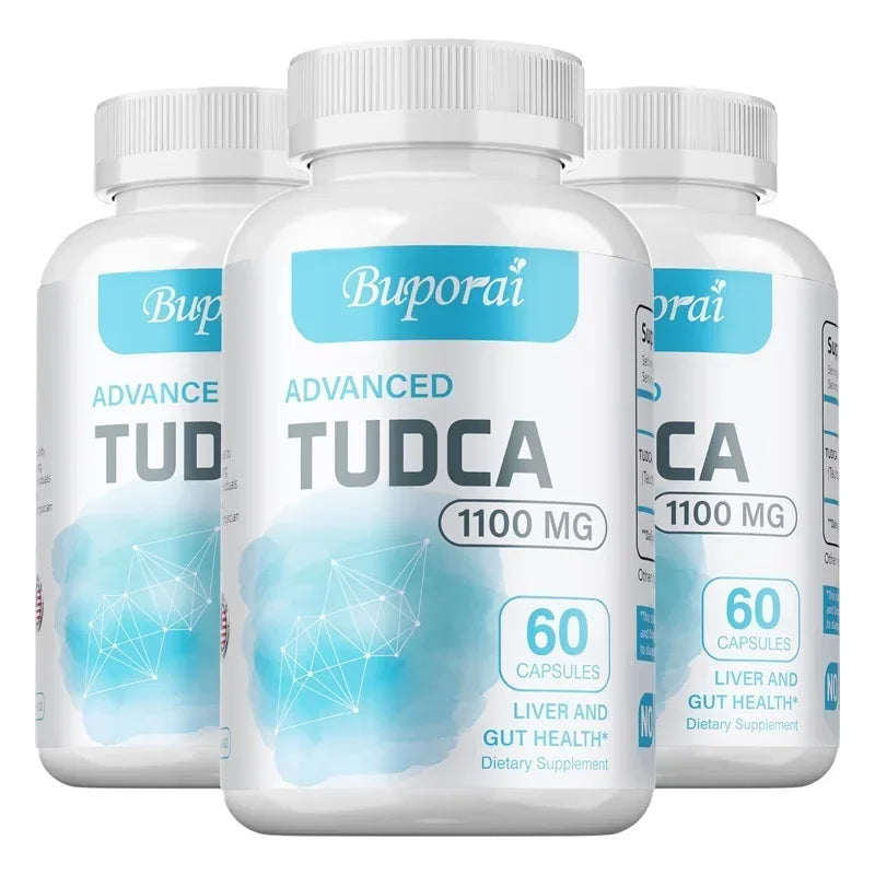 TUDCA Capsules – Liver, Gut & Gallbladder Support | Pslalae Dietary Supplement Qst 60 Capsule-3bottles