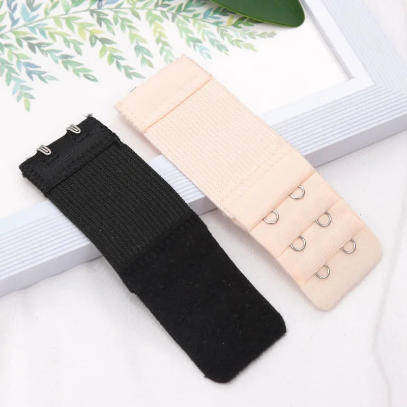 Women's Elastic Bra Extenders – 3-Row Hook, 4 Colors Bra Extender Qme