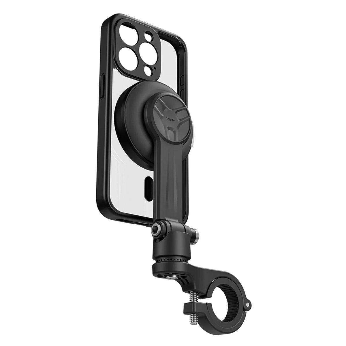 Quick Release Motorcycle Bike Phone Mount with Magnetic Case Handlebar Phone Mount Qst for 15 Pro Max
