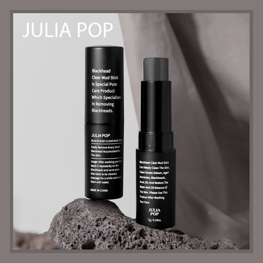 Bamboo Charcoal Blackhead Mud Stick – Deep Pore Cleansing Mask Face Mud Mask Qst
