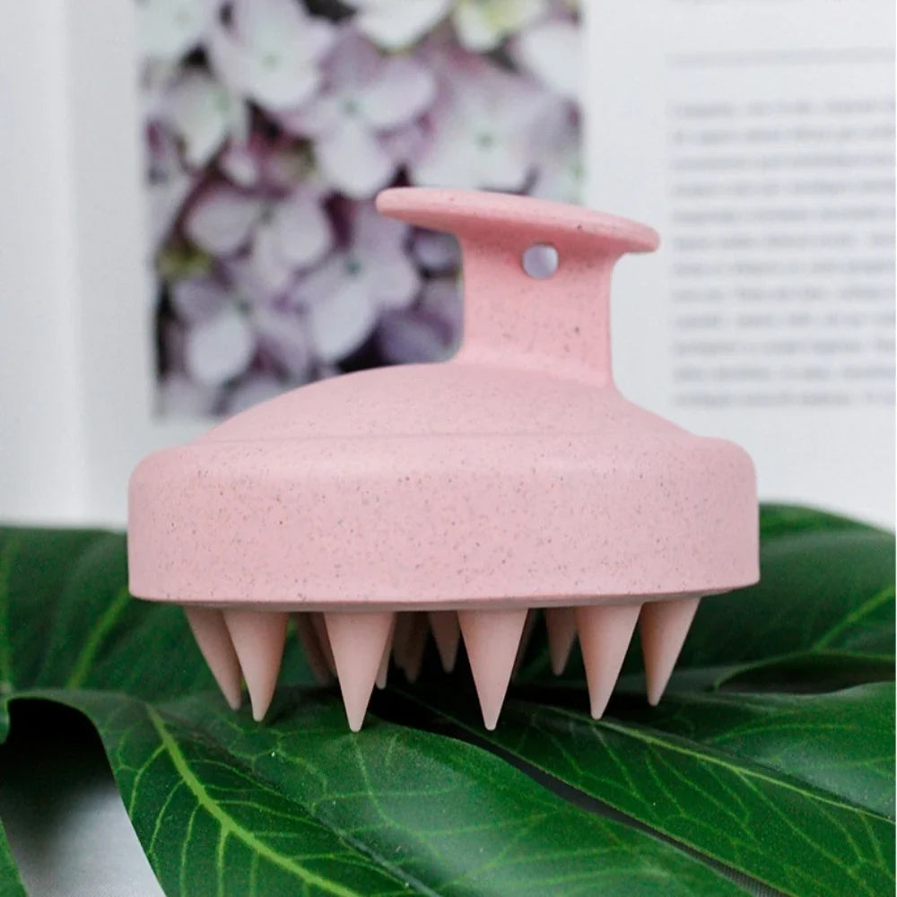 Soft Silicone Scalp Shampoo Brush & Hair Washing Comb Scalp Shampoo Brush Qme