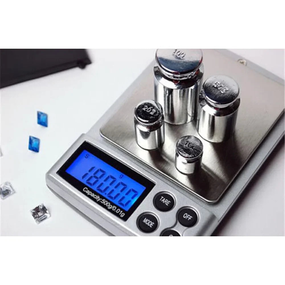 500g x 0.01g Precision Digital Jewelry & Kitchen Scale Digital Precision Scale Qme