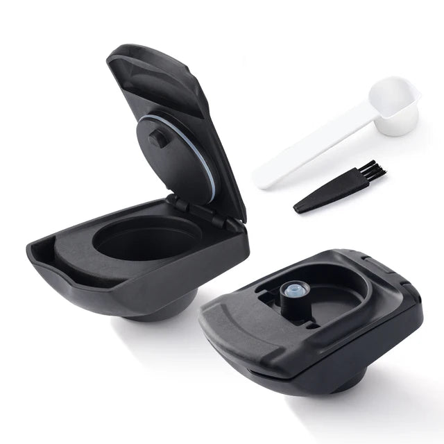 Reusable Coffee Capsule Adapter for Dolce Gusto Lumio DG325 Coffee Capsule Adapter Qst 2pods