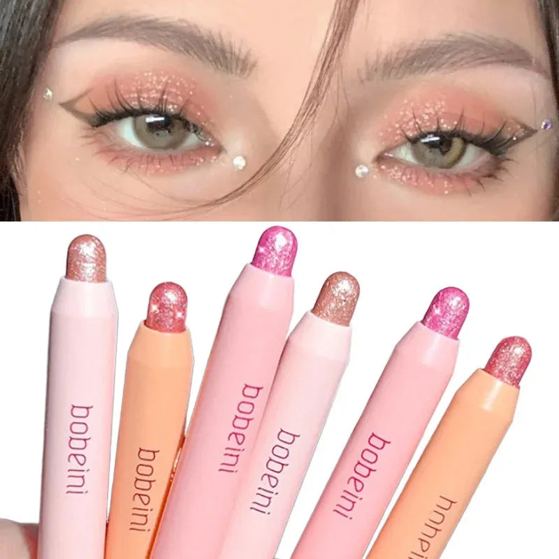 Pearlescent Shimmer Eyeshadow Highlighter Pen | 3 Colors – Qme Eyeshadow Highlighter Pen Qme