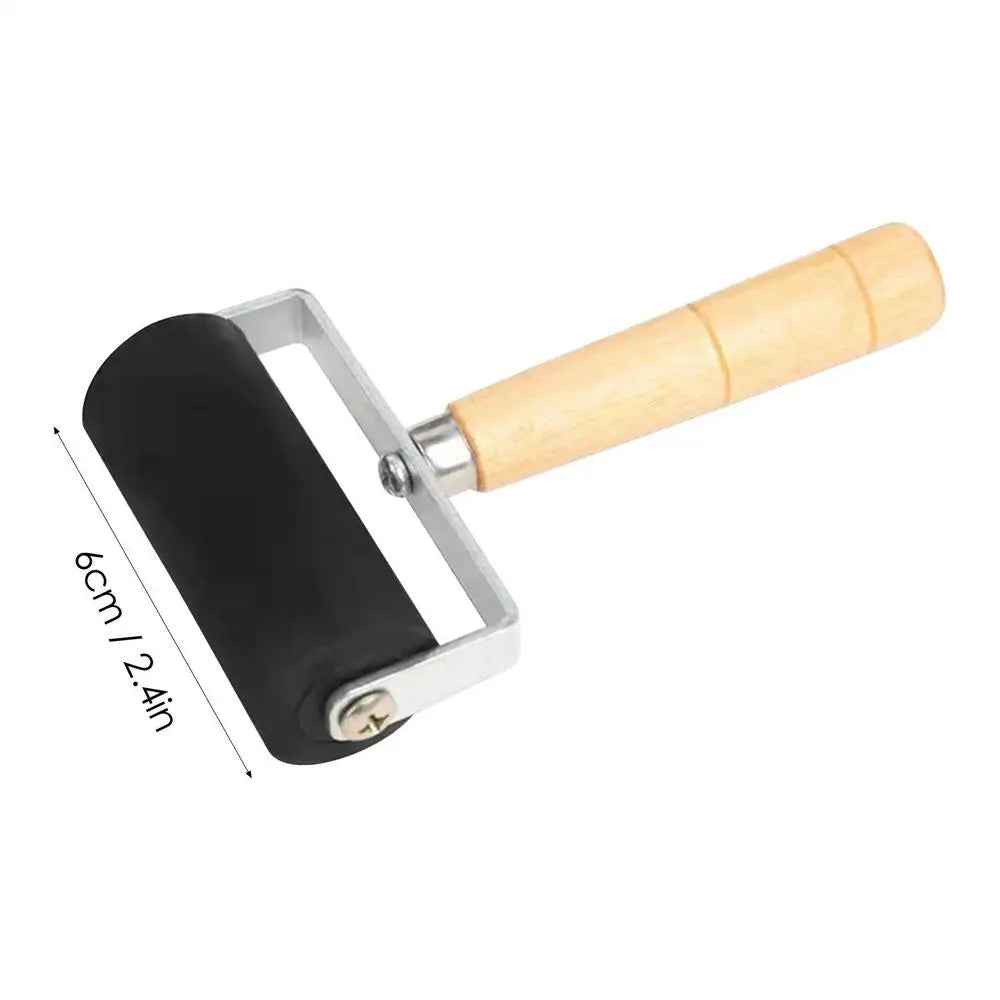 Wooden Handle Ink Roller Stamp Applicator | Crafts & Printmaking Ink Roller Applicator Qme M