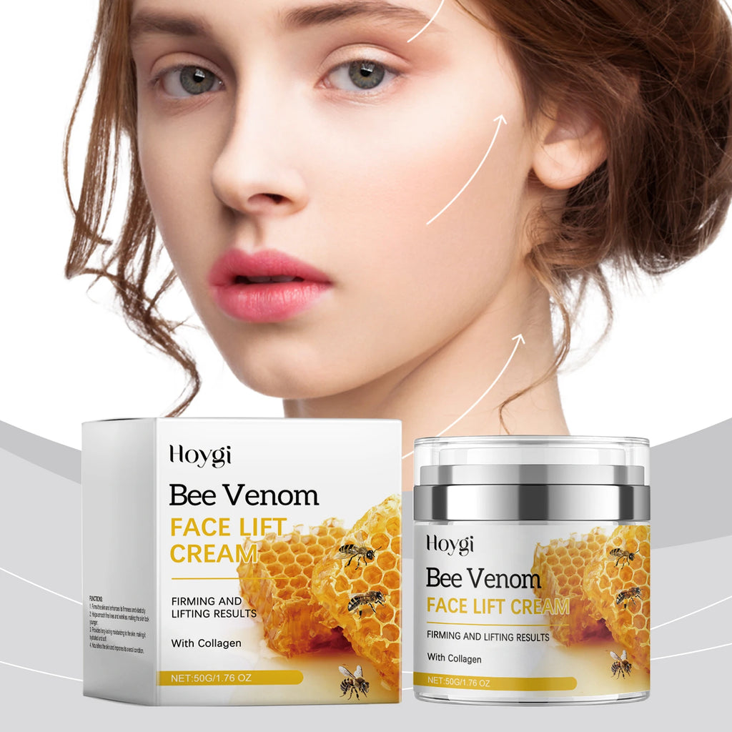 Hoygi Bee Venom Firming Face Cream – Daily Moisturizer 50g Face Moisturizer Cream Qst
