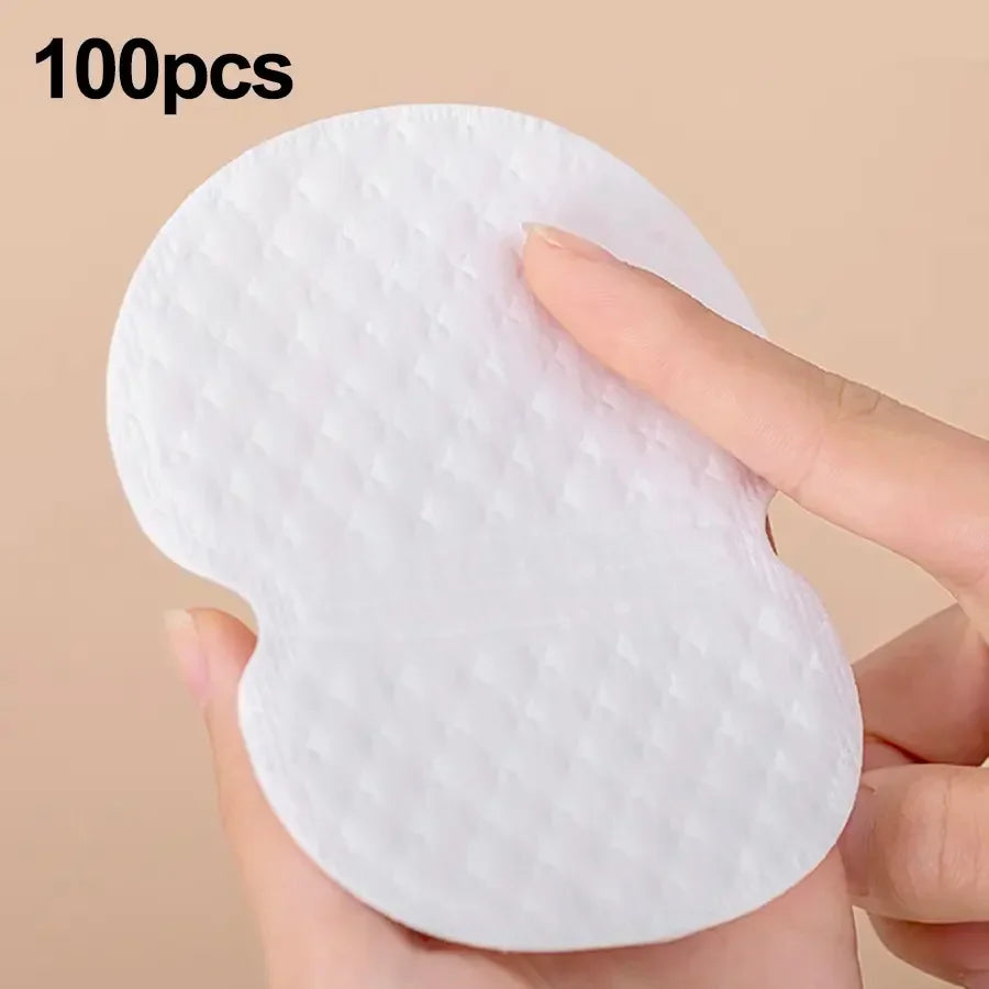 Washable Underarm Sweat Pads – Reusable Deodorant Shields Underarm Sweat Pads Qme 100pcs