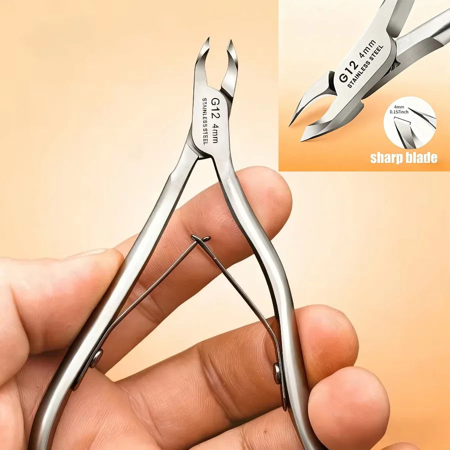Professional Cuticle Trimmer – Ultra-Sharp Stainless Steel Shears Cuticle Trimmer Qme