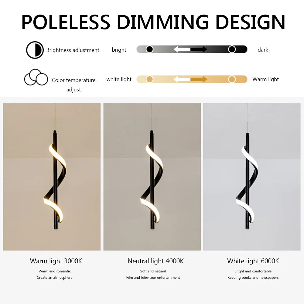 LED Pendant Light – Hanging Ceiling Lamp for Kitchen & Living Room LED Pendant Light Qme