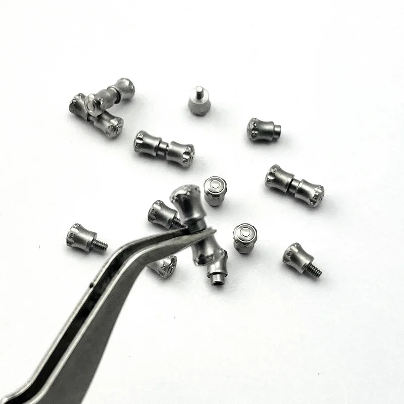 10 Sets Stainless Steel Lock Screws for Folding Knife DIY Knife Making Hardware Qst