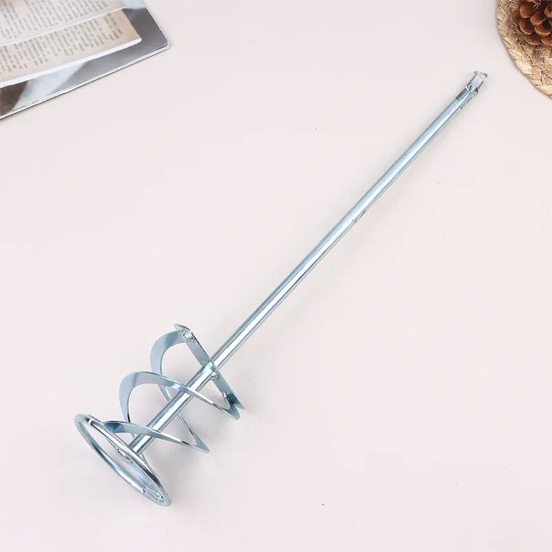 Spiral Mixing Paddle Rod – Paint, Cement & Mud Mixer Drill Bit Drill Mixer Attachment Qme