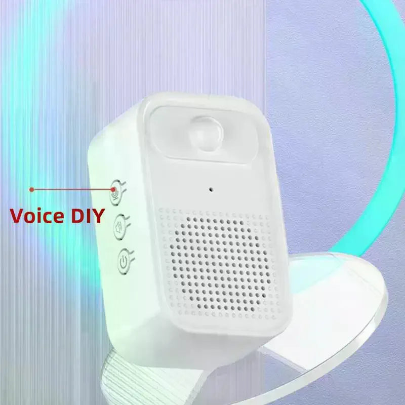Infrared Door Sensor Welcome Chime | Voice Prompter Doorbell Door Entry Sensor Qme