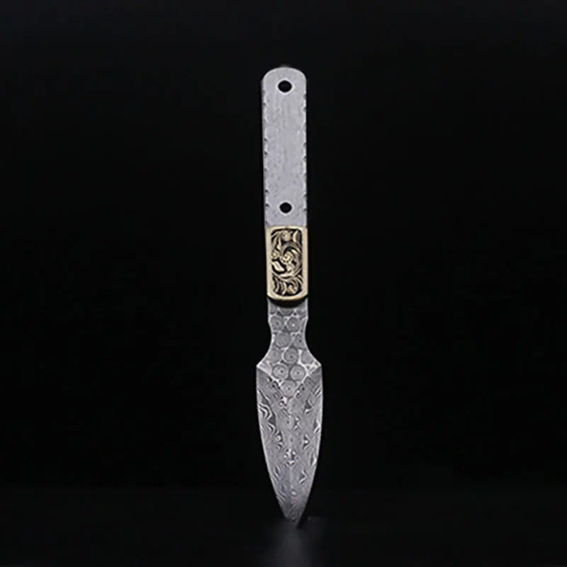 Damascus Steel Tea Needle Blank – DIY Teaware Tool Part Tea Needle Blank Qst
