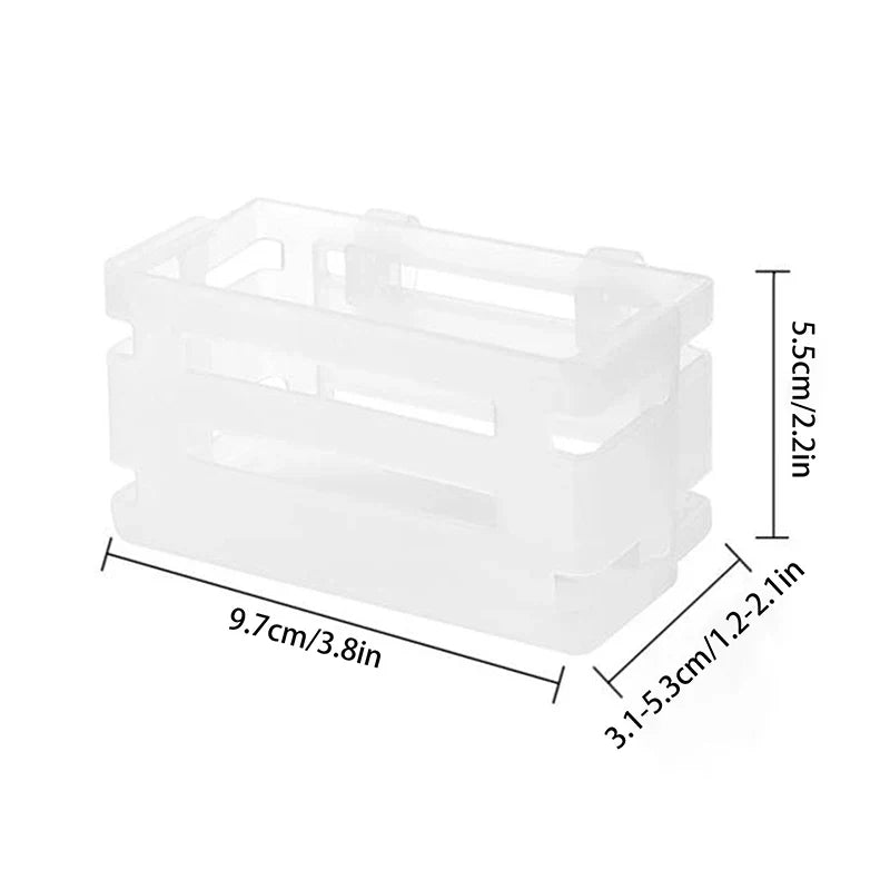 Telescopic Cheese Slice Storage Box – Fridge Door Organizer Food Storage Container Qme Default Title