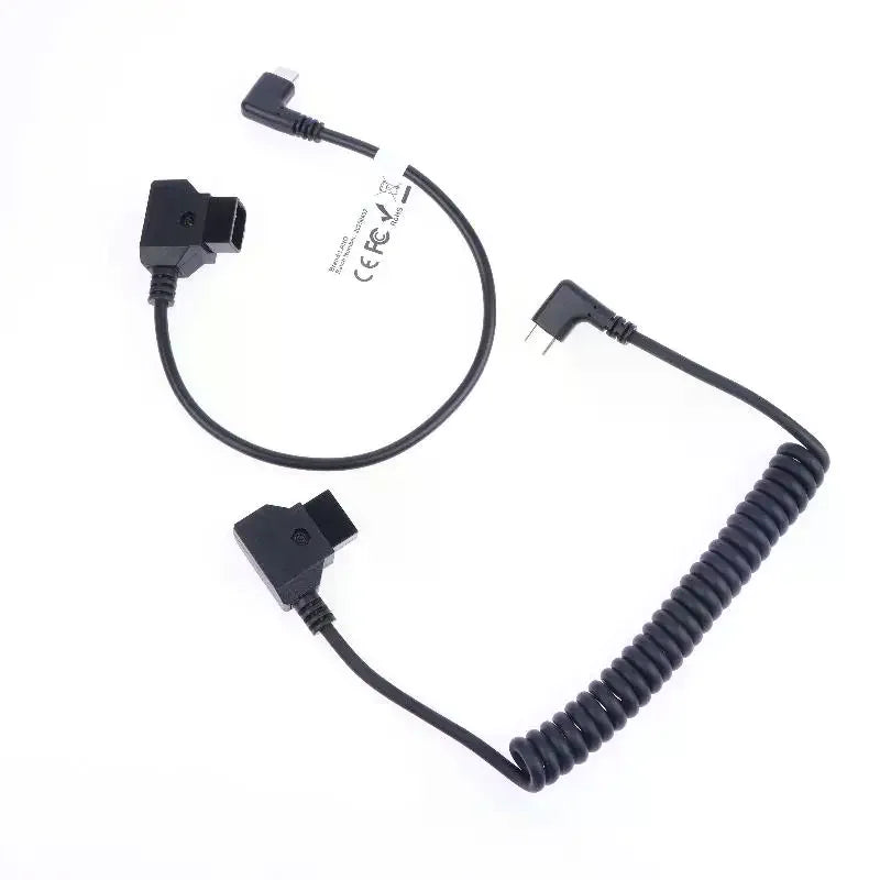 D-Tap to USB-C Power Cable for LED Panels & Battery Supply Power Charging Cable Qme