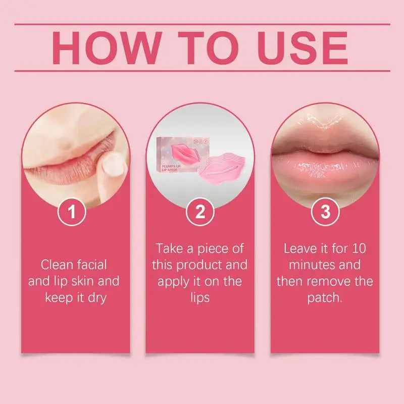 Moisturizing Plumping Lip Film – Hydrating Nourish & Repair Patch Lip Treatment Patch Qme