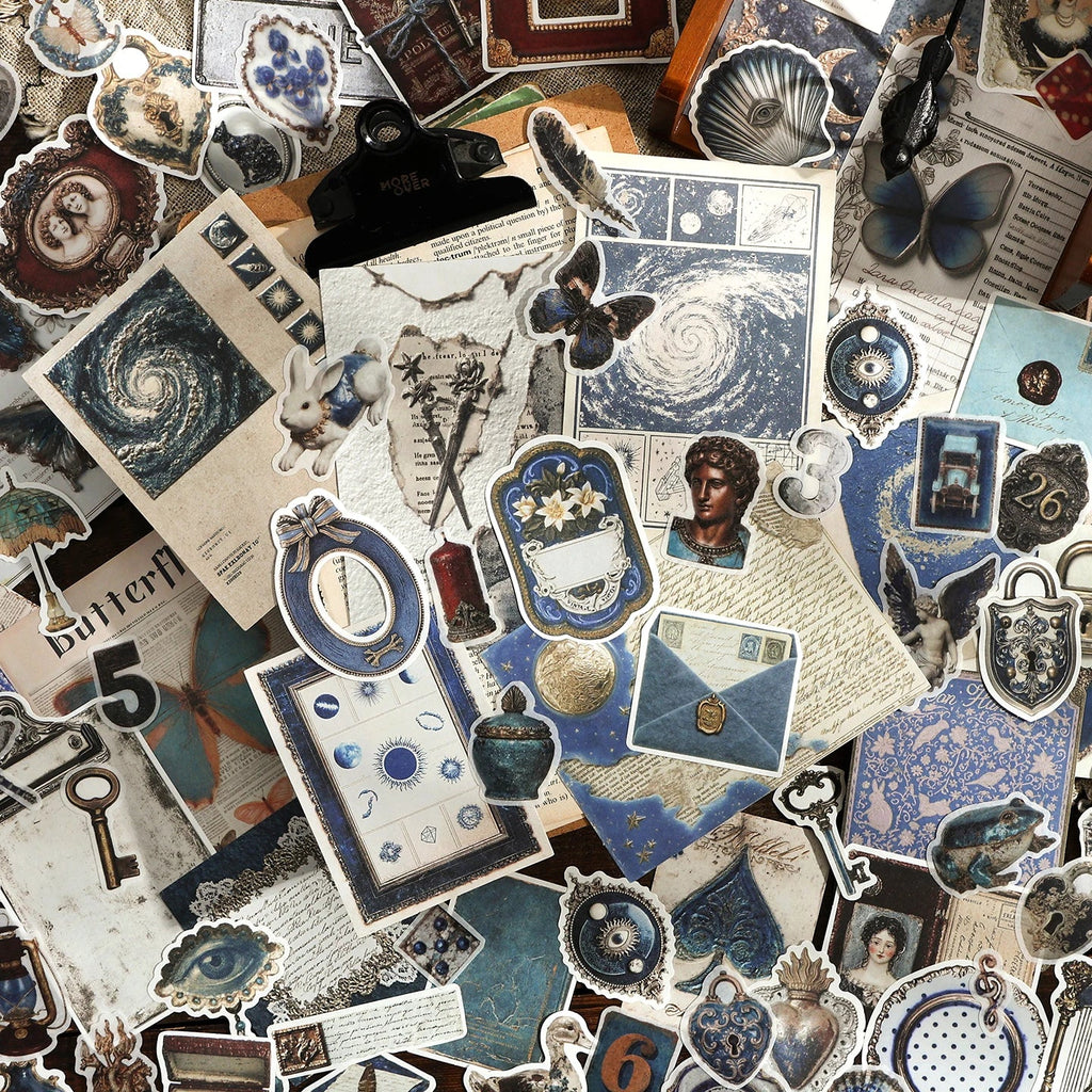 TIANZI Vintage Painting Stickers – Comic & DIY Craft Pack Decorative Sticker Pack Qme